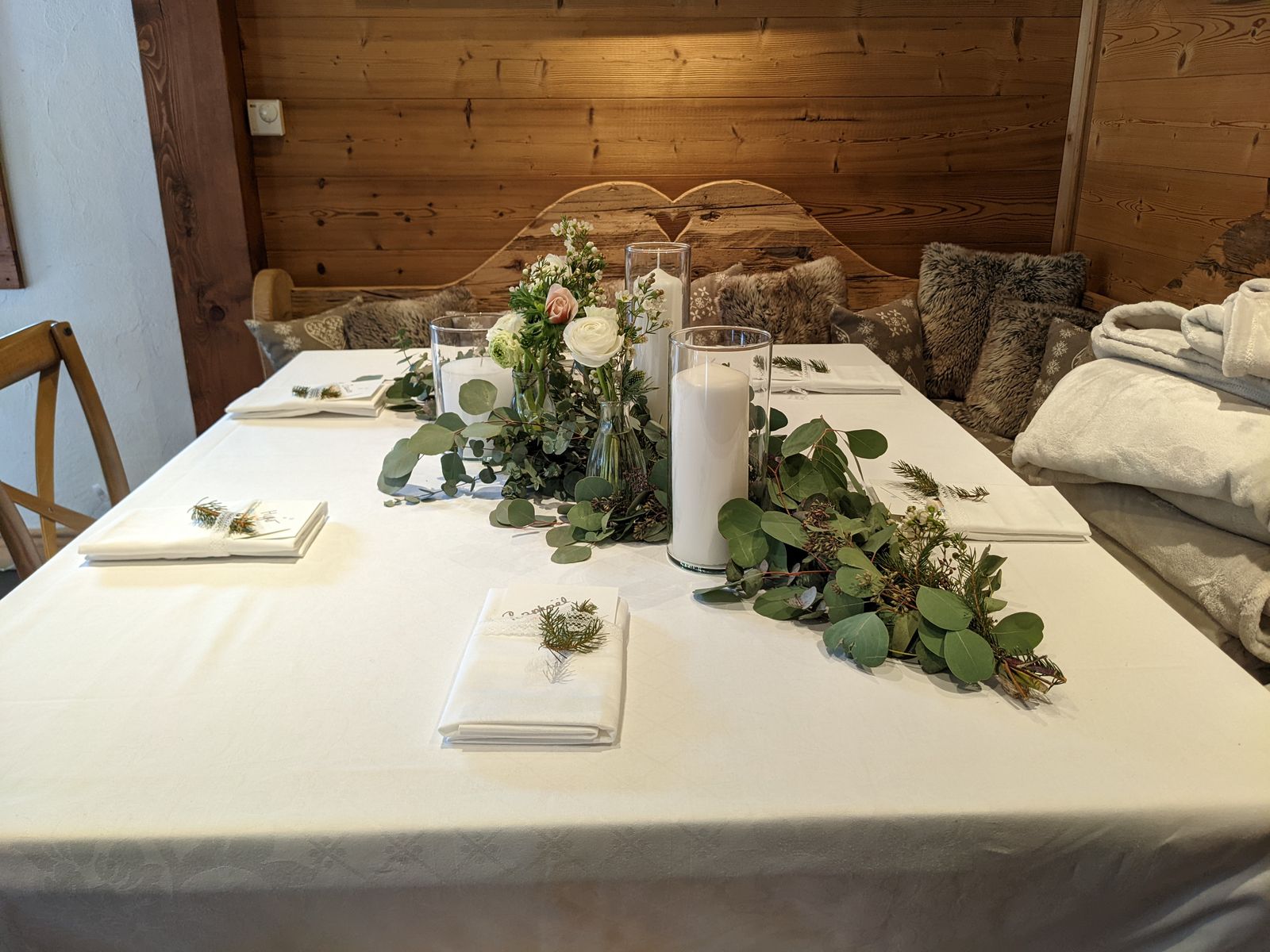 Une table des mariés